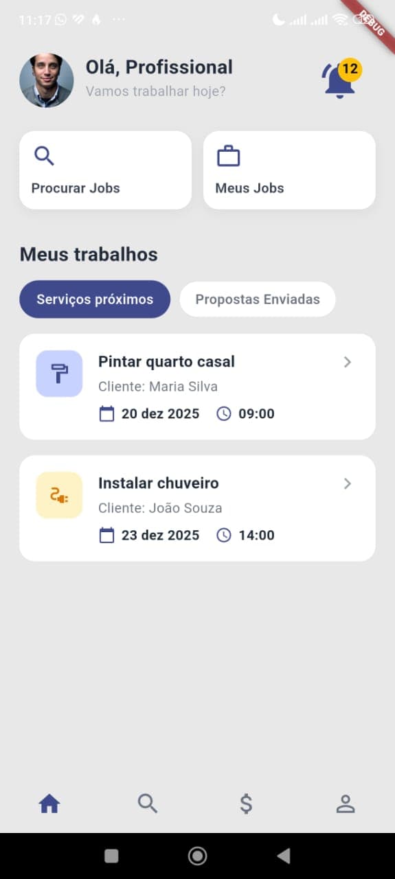 Busca de serviços