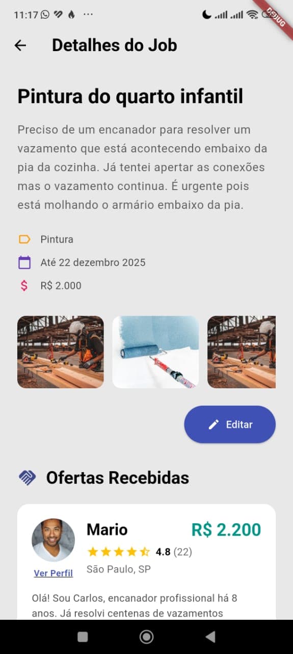 Chat e agendamento